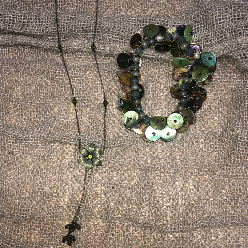 Bracelet and necklace